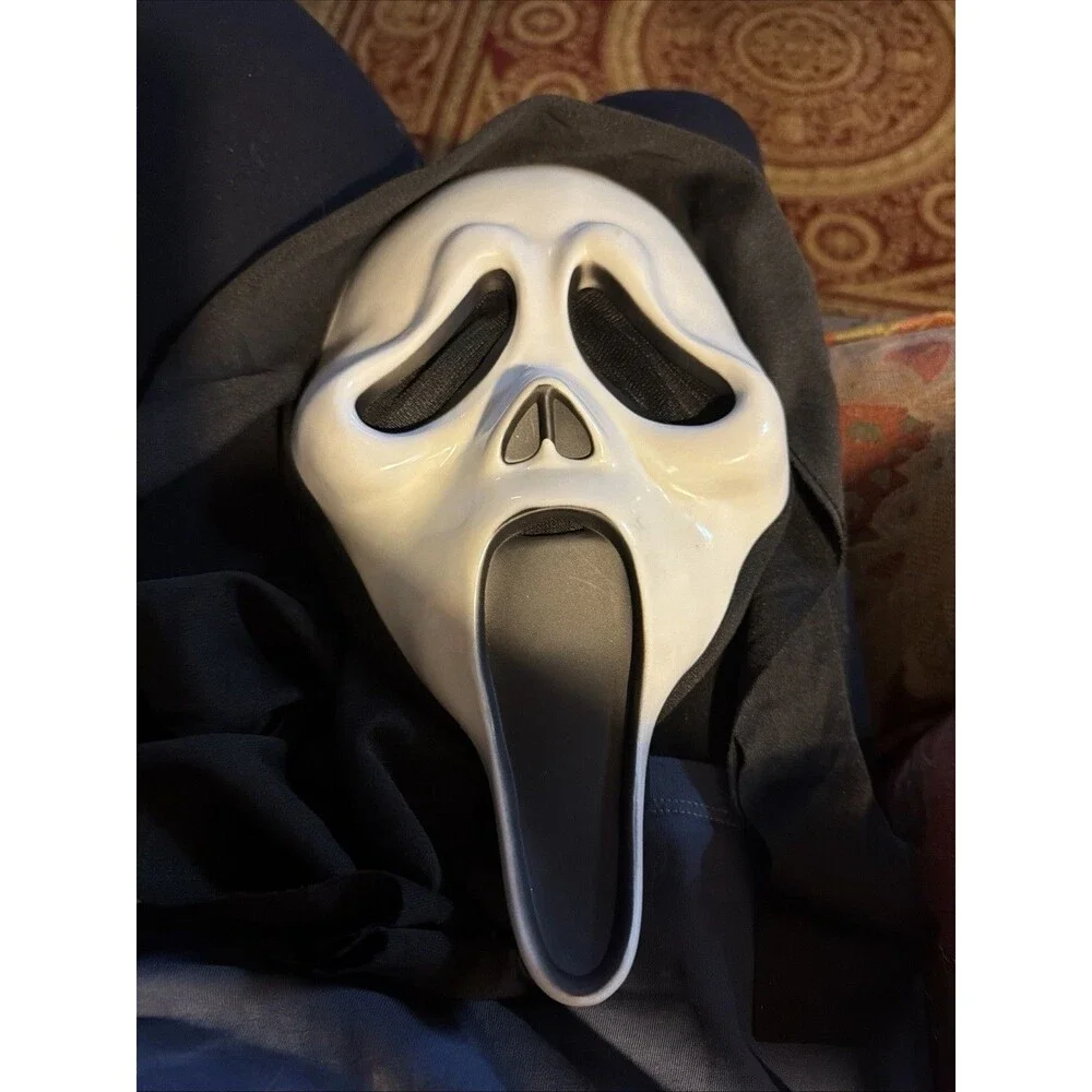 Spirit Halloween Ghostface Scream Mask With Strap Scary Horror Mask